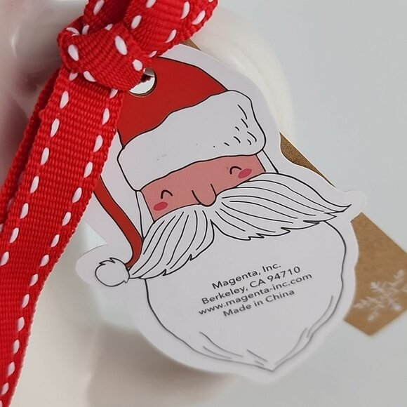 Rae Dunn Artisan Collection Mug White Large Black Letters Festive Christmas - Picture 7 of 11